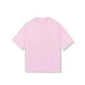 Men Cotton Short Sleeved Loose T-shirt Pink