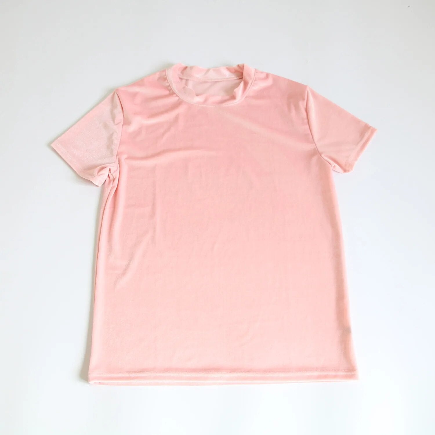 Men's hip hop casual tees tops summer short sleeve T-shirt Pink